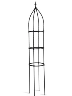 Fleur De Lis Obelisk, 86.8" -Eco Garden Shop 8611664 3760 tif