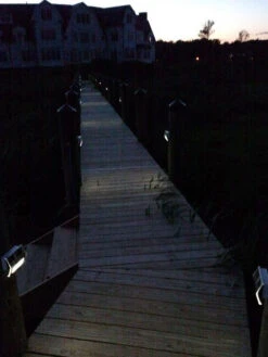 MAXSA® Solar-Powered Metal Deck Light, Set Of 4 12 MAXSA® Solar-Powered Metal Deck Light, Set Of 4 -Eco Garden Shop 8611691 ss 02v