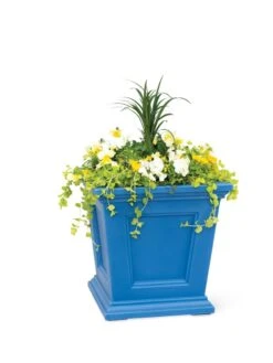 Fairfield Self-Watering Square Planter, 16” X 16” -Eco Garden Shop 8611695 046 tif