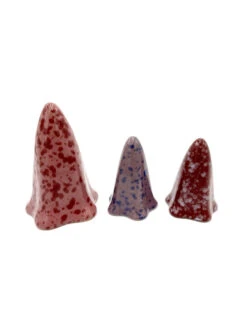 Potting Shed Tinkling Toadstool Sculptures, Set Of 3 -Eco Garden Shop 8611730 spr 08v potting shed tinkling toadstool sculptures set of 3 spring