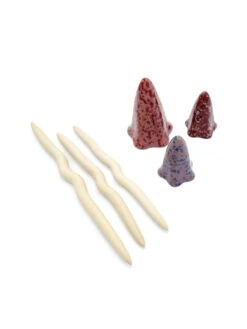 Potting Shed Tinkling Toadstool Sculptures, Set Of 3 -Eco Garden Shop 8611730 spr 09v