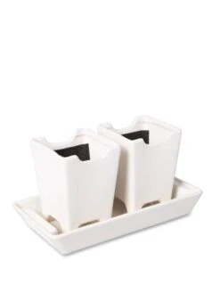 Stoneware Self-Watering Windowsill Planters, Set Of 2 -Eco Garden Shop 8611890 5658 tif