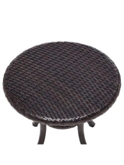 Crosley Palm Harbor Outdoor Wicker Round Side Table 9 Crosley Palm Harbor Outdoor Wicker Round Side Table -Eco Garden Shop 8611949 06v