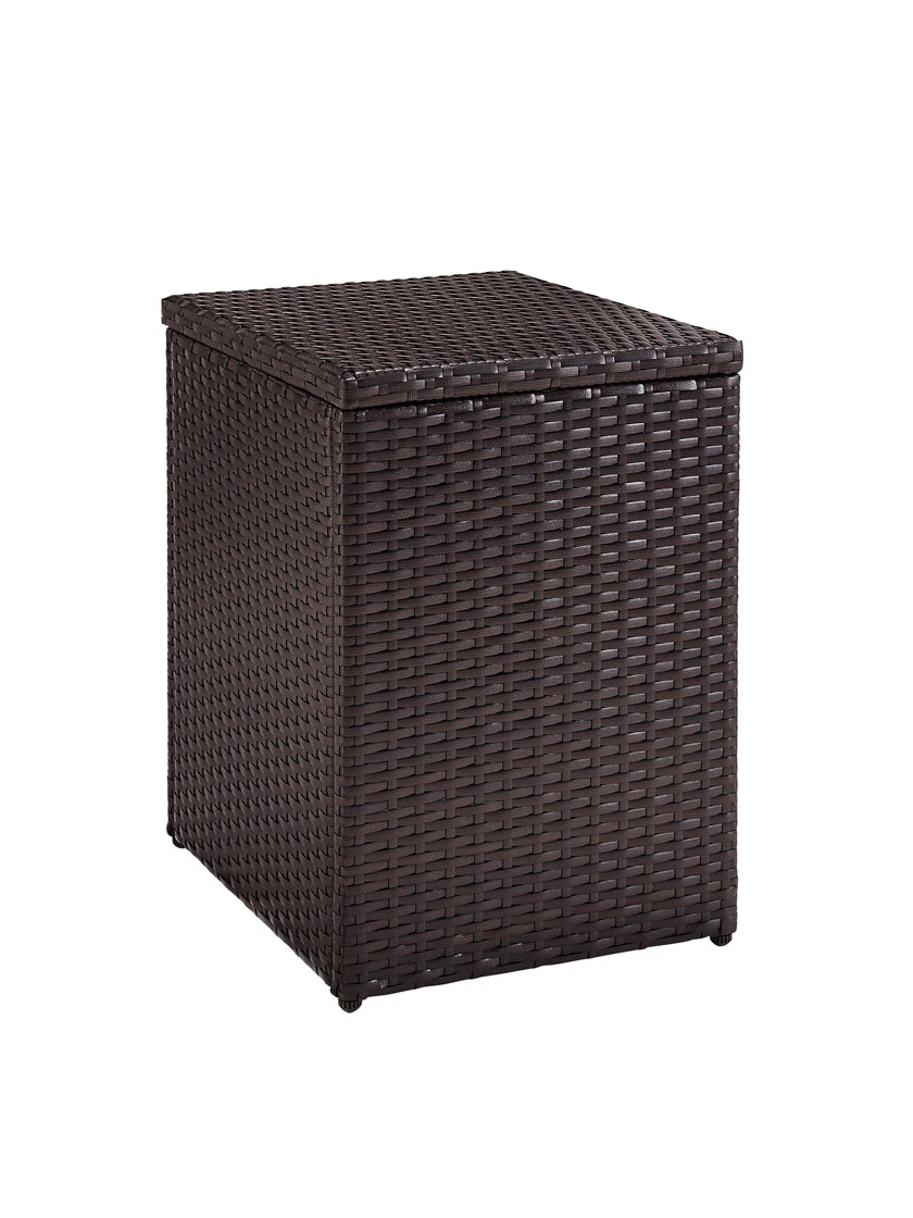 Crosley Palm Harbor Outdoor Wicker Rectangular Side Table 4 Crosley Palm Harbor Outdoor Wicker Rectangular Side Table - Image 2