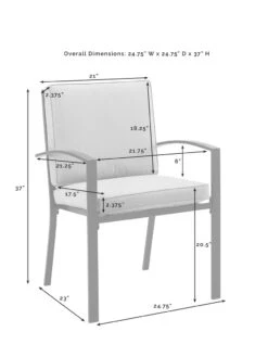 Crosley Kaplan Dining Set -Eco Garden Shop 8611954 11v