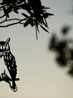 Metalbird Great Horned Owl -Eco Garden Shop 8612018 02V tif