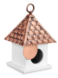 Bird House Bungalow With Copper Roof -Eco Garden Shop 8612197 02v