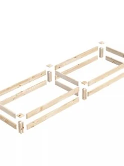 Pine Raised Garden Bed, 2' X 8' -Eco Garden Shop 8612243 01V jpg