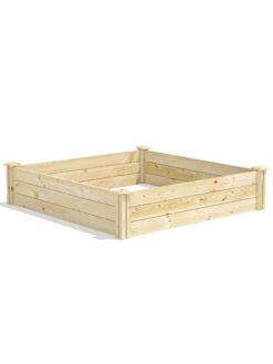 Pine Raised Garden Beds, 4'x4' -Eco Garden Shop 8612250 03v