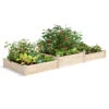 Tall 2-Tier Pine Raised Garden Bed, 4'x12' -Eco Garden Shop 8612258 02v tall 2 tier pine raised garden bed 4x12 feet