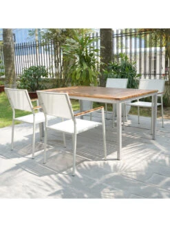 Braylee 5 Pc Outdoor Dining Set -Eco Garden Shop 8612264 02v