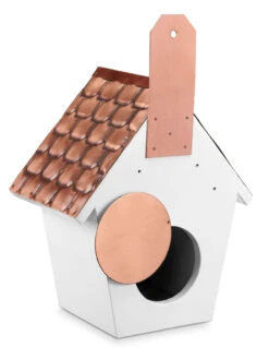 Classic Cottage Bird House With Copper Roof -Eco Garden Shop 8612273 02v
