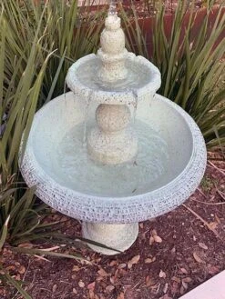 Exaco Enduro Clay Tiered Fountain -Eco Garden Shop 8612391 01V jpg