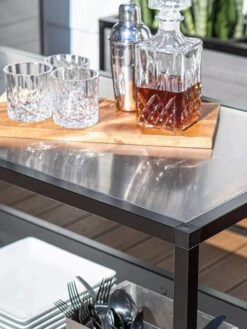 Veradek Outdoor Kitchen Series Counter Long - Stainless Steel -Eco Garden Shop 8612467 09V tif