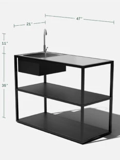 Veradek Stainless Steel Outdoor Kitchen Series Counter Sink -Eco Garden Shop 8612469 16v 1