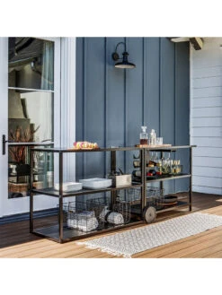 Veradek Stainless Steel Outdoor Kitchen Series Bar Cart -Eco Garden Shop 8612470 12v