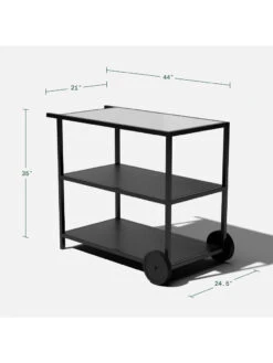 Veradek Stainless Steel Outdoor Kitchen Series Bar Cart -Eco Garden Shop 8612470 15v