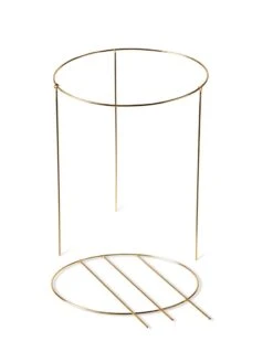Brass Plated Grow Throughs, Set Of 2 -Eco Garden Shop 8612662 188