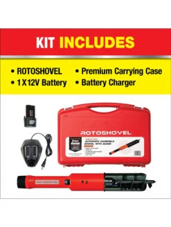 Rotoshovel Battery-Operated Garden Auger -Eco Garden Shop 8612719 07v