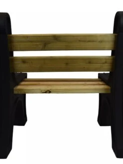 Custom Length Lightweight Indoor Or Outdoor Bench Ends -Eco Garden Shop 8612857BK 11V tif
