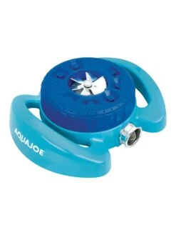 Aqua Joe® AJ-TSSBM Indestructible 9-Pattern Metal Turret Sprinkler -Eco Garden Shop 8612869 02v