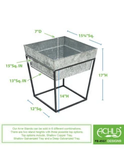 Achla Designs Arne Plant Stand -Eco Garden Shop 8612898 04v
