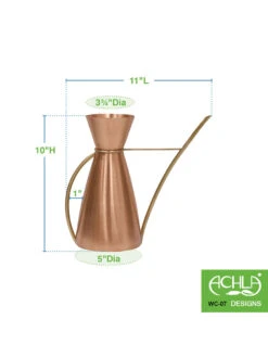 Achla Designs Copper Watering Carafe -Eco Garden Shop 8612920 02v