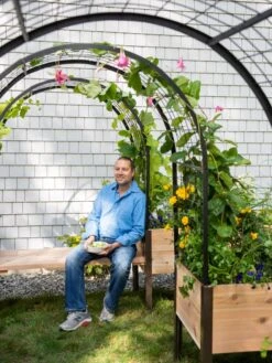 Cedar Bench Kit, Natural, 48" -Eco Garden Shop 8612976 0965