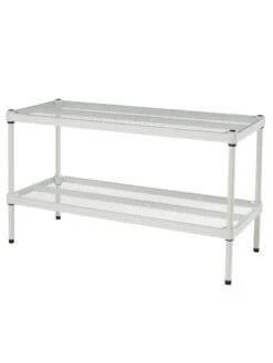 MeshWorks © Stacking Plant Shelves -Eco Garden Shop 8613018 02v meshworks stacking plant shelves white