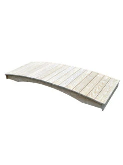 Plank Garden Bridge Unfinished 3' X 12' -Eco Garden Shop 8613097 01v 2