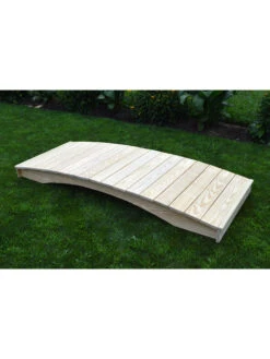 Plank Garden Bridge Unfinished 3' X 12' -Eco Garden Shop 8613097 02v 2
