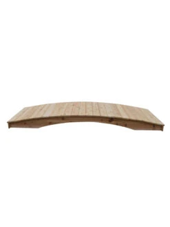 Plank Garden Bridge Unfinished 4' X 10' -Eco Garden Shop 8613127 02v 1