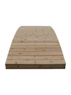 Plank Garden Bridge Unfinished 4' X 10' -Eco Garden Shop 8613127 04v 1