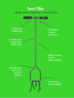 Yard Butler® Twist Tiller -Eco Garden Shop 8613177 02v