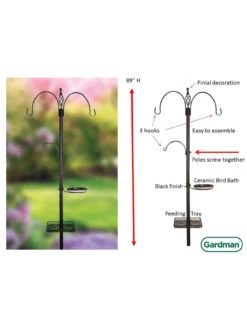 Gardman® Premium Bird Feeding Station -Eco Garden Shop 8613187 02v
