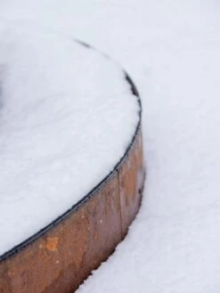 Birdies™ Corten Steel Round Raised Bed, Large, Low -Eco Garden Shop 8613245 0073