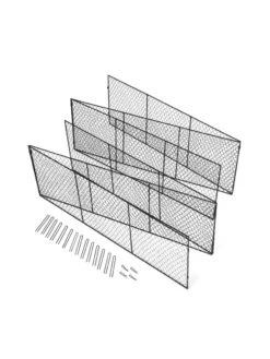 Chicken Wire Critter Fence, 16" High -Eco Garden Shop 8613249 3969