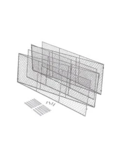 Chicken Wire Critter Fence, 16" High -Eco Garden Shop 8613249 6111