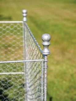 Tall Chicken Wire Critter Fence With Gate -Eco Garden Shop 8613260 0082 1