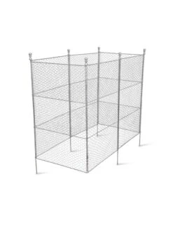 Tall Chicken Wire Critter Fence Extension Panel, Set Of 2 -Eco Garden Shop 8613260 6053
