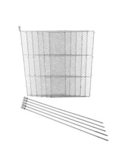 Tall Chicken Wire Critter Fence Extension Panel, Set Of 2 -Eco Garden Shop 8613260 6107