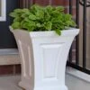 Cambridge Tall Planter, 18" Height -Eco Garden Shop 8613523 10V cambridge tall planter 18 inches
