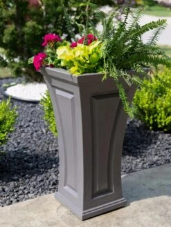 Cambridge Tall Planter, 28" Height -Eco Garden Shop 8613524 08V