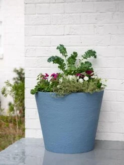 Self-Watering FiberStone Planters -Eco Garden Shop 8613678 8649 self watering fiber clay pot 20 inches