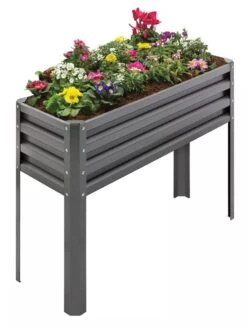 Metal Double Height Raised Garden Bed -Eco Garden Shop 8613688 01V 3 4