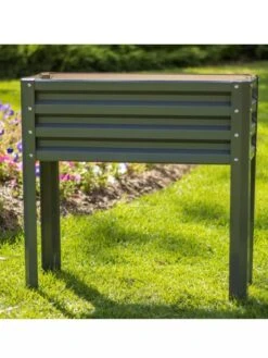 Metal Double Height Raised Garden Bed -Eco Garden Shop 8613688 06V 3 4