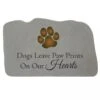 Dogs Leave Paw Prints Memorial Stone -Eco Garden Shop 8614135 01V 3 4 dogs leave paw prints memorial stone