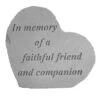 In Memory Of A Faithful Friend Memorial Stone -Eco Garden Shop 8614136 02V 3 4 in memory of a faithful friend memorial stone
