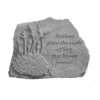 Mothers Plant The Seeds Of Love Memorial Stone -Eco Garden Shop 8614138 01V 3 4 mothers plant the seeds of love memorial stone