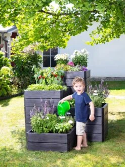 Modular Rectangular Raised Bed Kit -Eco Garden Shop 8614248 04V